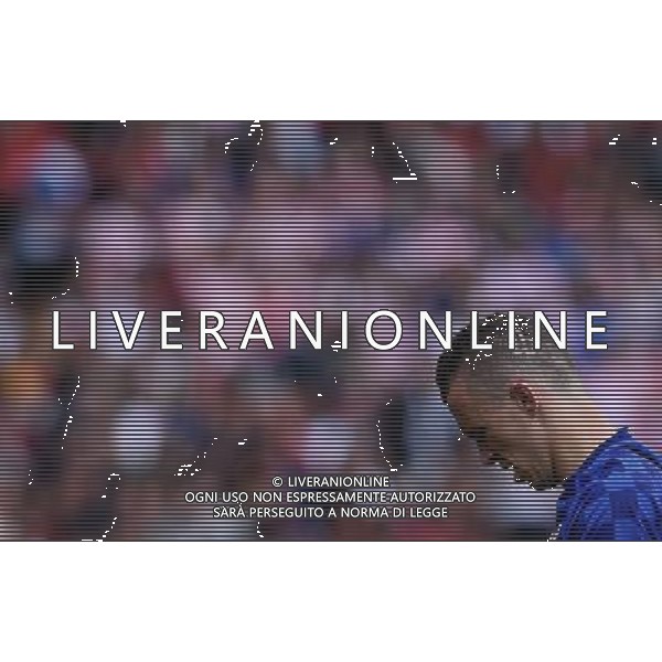 UEFA Francia EURO 2016 Final Tournament Group Stage D Parigi - 12.06.2016 Turchia-Croazia Nella Foto:taglio di capelli di perisic con il numero 4 /Ph.Vitez-Ag. Aldo Liverani