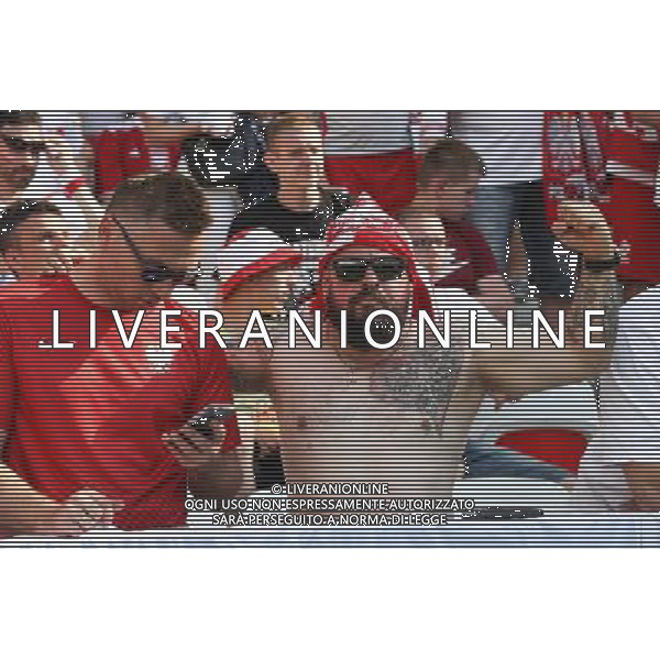 NICEA 2016.06.12 MISTRZOSTWA EUROPY EURO 2016 FRANCJA PILKA NOZNA POLSKA - IRLANDIA POLNOCNA MECZ NZ KIBICE POLSKA - TIFOSI POLONIA FOT MICHAL STAWOWIAK / FOKUSMEDIA / NEWSPIX.PL Newspix.pl / AGENZIA ALDO LIVERANI SAS - ITALY ONLY EDITORIAL USE ONLY / AGENZIA ALDO LIVERANI SAS - ITALY ONLY EDITORIAL USE ONLY - Polonia - Irlanda del Nord UEFA Francia EURO 2016 Final Tournament Group Stage C Nizza - 12.06.2016