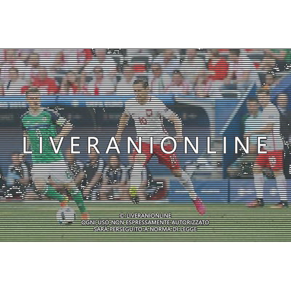 NICEA 2016.06.12 MISTRZOSTWA EUROPY EURO 2016 FRANCJA PILKA NOZNA POLSKA - IRLANDIA POLNOCNA MECZ NZ GRZEGORZ KRYCHOWIAK POLSKA STEVEN DAVIS IRLANDIA FOT MICHAL STAWOWIAK / FOKUSMEDIA / NEWSPIX.PL --- Newspix.pl / AGENZIA ALDO LIVERANI SAS - ITALY ONLY EDITORIAL USE ONLY / AGENZIA ALDO LIVERANI SAS - ITALY ONLY EDITORIAL USE ONLY - Polonia - Irlanda del Nord UEFA Francia EURO 2016 Final Tournament Group Stage C Nizza - 12.06.2016