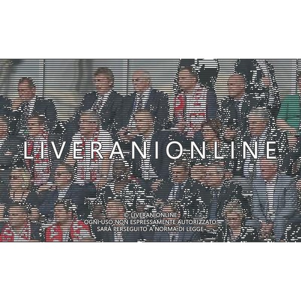 NICEA 2016.06.12 MISTRZOSTWA EUROPY EURO 2016 FRANCJA PILKA NOZNA POLSKA - IRLANDIA POLNOCNA MECZ NZ PREZYDENT ANDRZEJ DUDA ZBIGNIEW BONIEK PREZES PZPN TRYBUNA FOT MICHAL STAWOWIAK / FOKUSMEDIA / NEWSPIX.PL --- Newspix.pl / AGENZIA ALDO LIVERANI SAS - ITALY ONLY EDITORIAL USE ONLY / AGENZIA ALDO LIVERANI SAS - ITALY ONLY EDITORIAL USE ONLY - Polonia - Irlanda del Nord UEFA Francia EURO 2016 Final Tournament Group Stage C Nizza - 12.06.2016