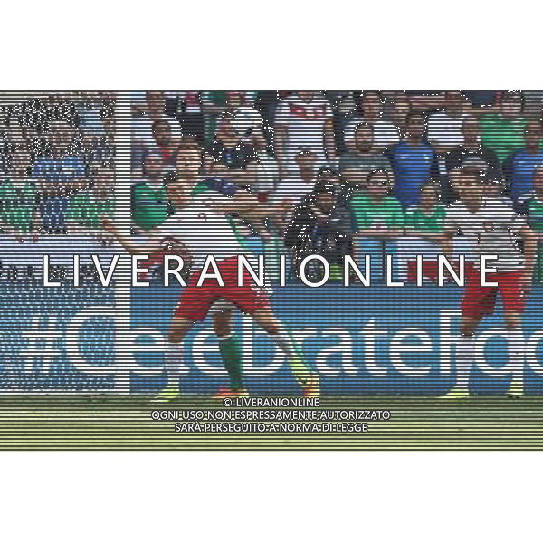 NICEA 2016.06.12 MISTRZOSTWA EUROPY EURO 2016 FRANCJA PILKA NOZNA POLSKA - IRLANDIA POLNOCNA MECZ NZ ROBERT LEWANDOWSKI POLSKA ARKADIUSZ MILIK POLSKA FOT MICHAL STAWOWIAK / FOKUSMEDIA / NEWSPIX.PL --- Newspix.pl / AGENZIA ALDO LIVERANI SAS - ITALY ONLY EDITORIAL USE ONLY / AGENZIA ALDO LIVERANI SAS - ITALY ONLY EDITORIAL USE ONLY - Polonia - Irlanda del Nord UEFA Francia EURO 2016 Final Tournament Group Stage C Nizza - 12.06.2016