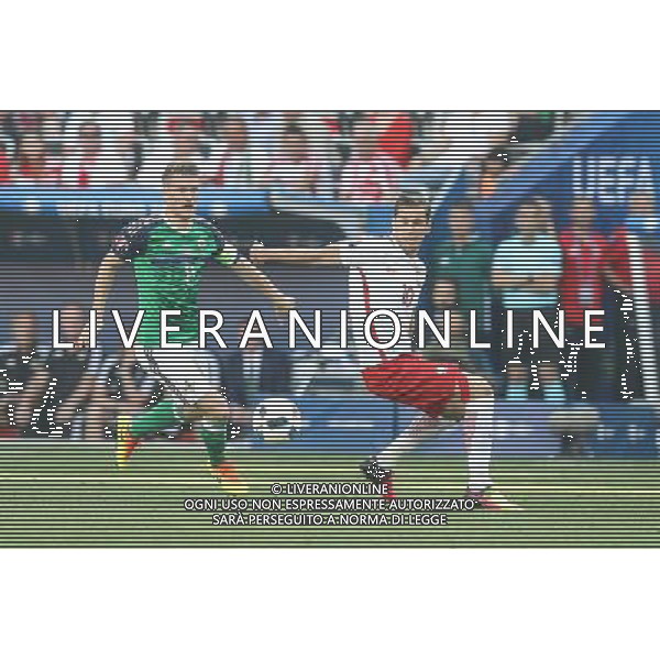 NICEA 2016.06.12 MISTRZOSTWA EUROPY EURO 2016 FRANCJA PILKA NOZNA POLSKA - IRLANDIA POLNOCNA MECZ NZ GRZEGORZ KRYCHOWIAK POLSKA STEVEN DAVIS IRLANDIA FOT MICHAL STAWOWIAK / FOKUSMEDIA / NEWSPIX.PL --- Newspix.pl / AGENZIA ALDO LIVERANI SAS - ITALY ONLY EDITORIAL USE ONLY / AGENZIA ALDO LIVERANI SAS - ITALY ONLY EDITORIAL USE ONLY - Polonia - Irlanda del Nord UEFA Francia EURO 2016 Final Tournament Group Stage C Nizza - 12.06.2016