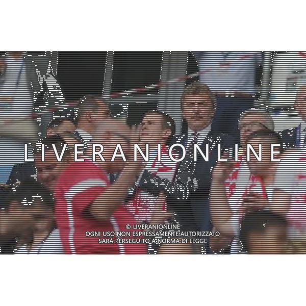 NICEA 12.06.2016 MECZ I RUNDA GRUPA C MISTRZOSTW EUROPY 2016: POLSKA - IRLANDIA POLNOCNA --- FIRST ROUND GROUP C UEFA EURO 2016 MATCH IN NICE: POLAND - NORTHERN IRELAND WITOLD BANKA ZBIGNIEW BONIEK FOT. PIOTR KUCZA/NEWSPIX.PL --- Newspix.pl / AGENZIA ALDO LIVERANI SAS - ITALY ONLY EDITORIAL USE ONLY / AGENZIA ALDO LIVERANI SAS - ITALY ONLY EDITORIAL USE ONLY - Polonia - Irlanda del Nord UEFA Francia EURO 2016 Final Tournament Group Stage C Nizza - 12.06.2016