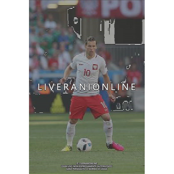 NICEA 12.06.2016 MECZ I RUNDA GRUPA C MISTRZOSTW EUROPY 2016: POLSKA - IRLANDIA POLNOCNA --- FIRST ROUND GROUP C UEFA EURO 2016 MATCH IN NICE: POLAND - NORTHERN IRELAND GRZEGORZ KRYCHOWIAK FOT. PIOTR KUCZA/NEWSPIX.PL --- Newspix.pl / AGENZIA ALDO LIVERANI SAS - ITALY ONLY EDITORIAL USE ONLY / AGENZIA ALDO LIVERANI SAS - ITALY ONLY EDITORIAL USE ONLY - Polonia - Irlanda del Nord UEFA Francia EURO 2016 Final Tournament Group Stage C Nizza - 12.06.2016
