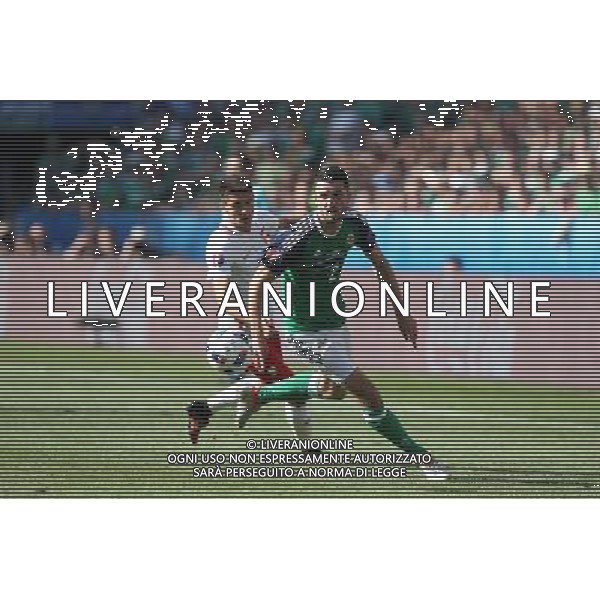 NICEA 12.06.2016 MECZ I RUNDA GRUPA C MISTRZOSTW EUROPY 2016: POLSKA - IRLANDIA POLNOCNA --- FIRST ROUND GROUP C UEFA EURO 2016 MATCH IN NICE: POLAND - NORTHERN IRELAND BARTOSZ KAPUSTKA CONOR MCLAUGHLIN FOT. PIOTR KUCZA/NEWSPIX.PL --- Newspix.pl / AGENZIA ALDO LIVERANI SAS - ITALY ONLY EDITORIAL USE ONLY / AGENZIA ALDO LIVERANI SAS - ITALY ONLY EDITORIAL USE ONLY - Polonia - Irlanda del Nord UEFA Francia EURO 2016 Final Tournament Group Stage C Nizza - 12.06.2016