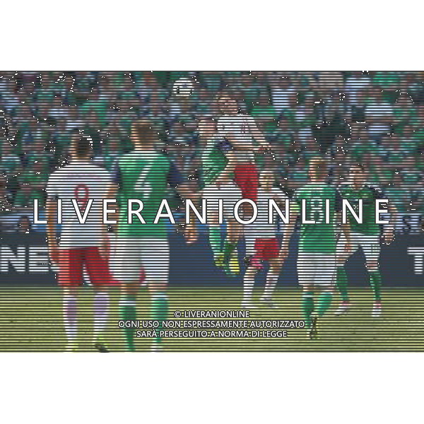 NICEA 12.06.2016 MECZ I RUNDA GRUPA C MISTRZOSTW EUROPY 2016: POLSKA - IRLANDIA POLNOCNA --- FIRST ROUND GROUP C UEFA EURO 2016 MATCH IN NICE: POLAND - NORTHERN IRELAND PADDY MCNAIR GRZEGORZ KRYCHOWIAK FOT. PIOTR KUCZA/NEWSPIX.PL --- Newspix.pl / AGENZIA ALDO LIVERANI SAS - ITALY ONLY EDITORIAL USE ONLY / AGENZIA ALDO LIVERANI SAS - ITALY ONLY EDITORIAL USE ONLY - Polonia - Irlanda del Nord UEFA Francia EURO 2016 Final Tournament Group Stage C Nizza - 12.06.2016