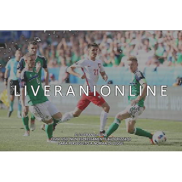 NICEA 12.06.2016 MECZ I RUNDA GRUPA C MISTRZOSTW EUROPY 2016: POLSKA - IRLANDIA POLNOCNA --- FIRST ROUND GROUP C UEFA EURO 2016 MATCH IN NICE: POLAND - NORTHERN IRELAND CHRIS BAIRD BARTOSZ KAPUSTKA STEVEN DAVIS FOT. PIOTR KUCZA/NEWSPIX.PL --- Newspix.pl / AGENZIA ALDO LIVERANI SAS - ITALY ONLY EDITORIAL USE ONLY / AGENZIA ALDO LIVERANI SAS - ITALY ONLY EDITORIAL USE ONLY - Polonia - Irlanda del Nord UEFA Francia EURO 2016 Final Tournament Group Stage C Nizza - 12.06.2016