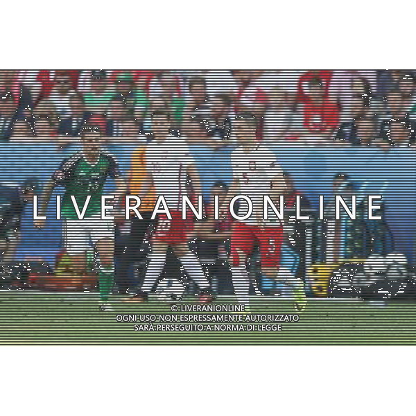 NICEA 2016.06.12 MISTRZOSTWA EUROPY EURO 2016 FRANCJA PILKA NOZNA POLSKA - IRLANDIA POLNOCNA MECZ NZ KRZYSZTOF MACZYNSKI POLSKA OLIVIER NORWOOD IRLANDIA FOT MICHAL STAWOWIAK / FOKUSMEDIA / NEWSPIX.PL --- Newspix.pl / AGENZIA ALDO LIVERANI SAS - ITALY ONLY EDITORIAL USE ONLY - Polonia - Irlanda del Nord UEFA Francia EURO 2016 Final Tournament Group Stage C Nizza - 12.06.2016