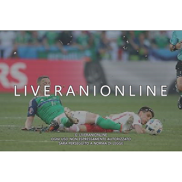 NICEA 12.06.2016 MECZ I RUNDA GRUPA C MISTRZOSTW EUROPY 2016: POLSKA - IRLANDIA POLNOCNA --- FIRST ROUND GROUP C UEFA EURO 2016 MATCH IN NICE: POLAND - NORTHERN IRELAND CHRIS BAIRD BARTOSZ KAPUSTKA FOT. PIOTR KUCZA/NEWSPIX.PL --- Newspix.pl / AGENZIA ALDO LIVERANI SAS - ITALY ONLY EDITORIAL USE ONLY - Polonia - Irlanda del Nord UEFA Francia EURO 2016 Final Tournament Group Stage C Nizza - 12.06.2016
