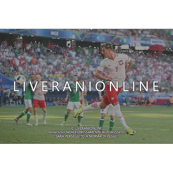 NICEA 12.06.2016 MECZ I RUNDA GRUPA C MISTRZOSTW EUROPY 2016: POLSKA - IRLANDIA POLNOCNA --- FIRST ROUND GROUP C UEFA EURO 2016 MATCH IN NICE: POLAND - NORTHERN IRELAND ARKADIUSZ MILIK FOT. PIOTR KUCZA/NEWSPIX.PL --- Newspix.pl / AGENZIA ALDO LIVERANI SAS - ITALY ONLY EDITORIAL USE ONLY - Polonia - Irlanda del Nord UEFA Francia EURO 2016 Final Tournament Group Stage C Nizza - 12.06.2016