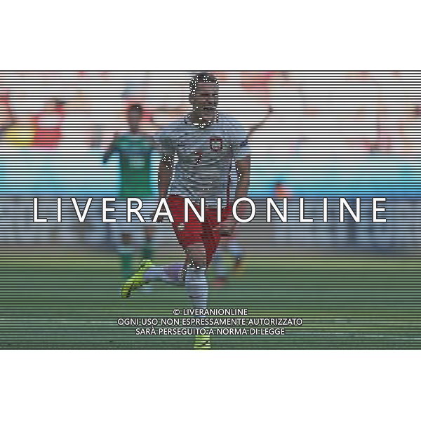 12.06.2016 NICEA, FRANCJA (NICE, FRANCE) PILKA NOZNA (FOOTBALL) UEFA EURO 2016 MISTRZOSTWA EUROPY W PILCE NOZNEJ (UEFA EURO 2016) GRUPA C (GROUP C) MECZ POLSKA - IRLANDIA POLNOCNA (GAME POLAND - NORTHERN IRELAND) NZ POLSKA RADOSC, BRAMKA, GOL, ARTUR JEDRZEJCZYK, ARKADIUSZ MILIK - ESULTANZA DOPO IL GOL FOTO LUKASZ GROCHALA/CYFRASPORT / NEWSPIX.PL --- Newspix.pl / AGENZIA ALDO LIVERANI SAS - ITALY ONLY EDITORIAL USE ONLY - Polonia - Irlanda del Nord UEFA Francia EURO 2016 Final Tournament Group Stage C Nizza - 12.06.2016
