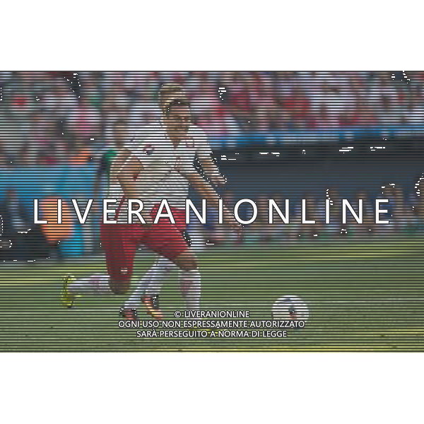 2016.06.12 NICEA PILKA NOZNA I RUNDA GRUPA C MISTRZOSTW EUROPY 2016 POLSKA - IRLANDIA POLNOCNA FIRST ROUND GROUP C UEFA EURO 2016 MATCH IN NICE POLAND - NORTHERN IRELAND N/z ARKADIUSZ MILIK Foto PressFocus / NEWSPIX.PL --- Newspix.pl / AGENZIA ALDO LIVERANI SAS - ITALY ONLY EDITORIAL USE ONLY - Polonia - Irlanda del Nord UEFA Francia EURO 2016 Final Tournament Group Stage C Nizza - 12.06.2016