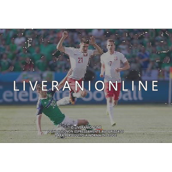 2016.06.12 NICEA PILKA NOZNA I RUNDA GRUPA C MISTRZOSTW EUROPY 2016 POLSKA - IRLANDIA POLNOCNA FIRST ROUND GROUP C UEFA EURO 2016 MATCH IN NICE POLAND - NORTHERN IRELAND N/z BARTOSZ KAPUSTKA Foto PressFocus / NEWSPIX.PL --- Newspix.pl / AGENZIA ALDO LIVERANI SAS - ITALY ONLY EDITORIAL USE ONLY - Polonia - Irlanda del Nord UEFA Francia EURO 2016 Final Tournament Group Stage C Nizza - 12.06.2016