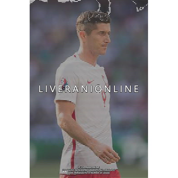 2016.06.12 NICEA PILKA NOZNA I RUNDA GRUPA C MISTRZOSTW EUROPY 2016 POLSKA - IRLANDIA POLNOCNA FIRST ROUND GROUP C UEFA EURO 2016 MATCH IN NICE POLAND - NORTHERN IRELAND N/z ROBERT LEWANDOWSKI Foto PressFocus / NEWSPIX.PL --- Newspix.pl / AGENZIA ALDO LIVERANI SAS - ITALY ONLY EDITORIAL USE ONLY - Polonia - Irlanda del Nord UEFA Francia EURO 2016 Final Tournament Group Stage C Nizza - 12.06.2016