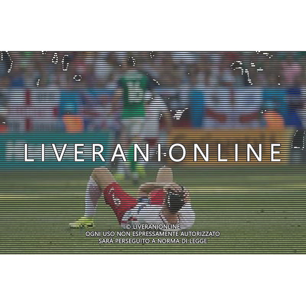 2016.06.12 NICEA PILKA NOZNA I RUNDA GRUPA C MISTRZOSTW EUROPY 2016 POLSKA - IRLANDIA POLNOCNA FIRST ROUND GROUP C UEFA EURO 2016 MATCH IN NICE POLAND - NORTHERN IRELAND N/z ROBERT LEWANDOWSKI Foto PressFocus / NEWSPIX.PL --- Newspix.pl / AGENZIA ALDO LIVERANI SAS - ITALY ONLY EDITORIAL USE ONLY - Polonia - Irlanda del Nord UEFA Francia EURO 2016 Final Tournament Group Stage C Nizza - 12.06.2016