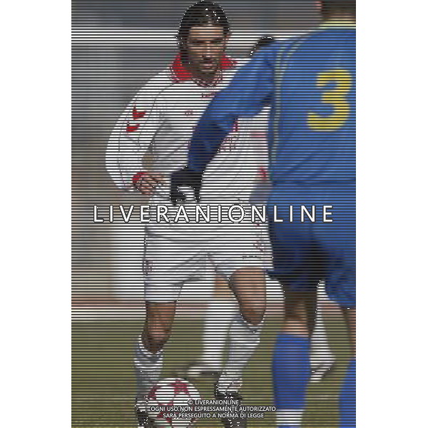 Coppa ita serie C 2004/05 Semifinale: Rimini - Frosinone foto:S:Rosa/Liverani nella foto: Baccin - Rimini AGENZIA ALDO LIVERANI