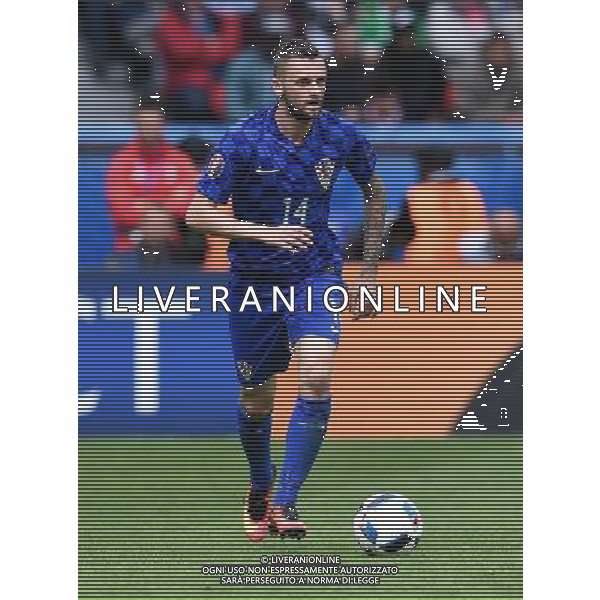 UEFA Francia EURO 2016 Final Tournament Group Stage D Parigi - 12.06.2016 Turchia-Croazia Nella Foto:Brozovic Marcelo /Ph.Vitez-Ag. Aldo Liverani