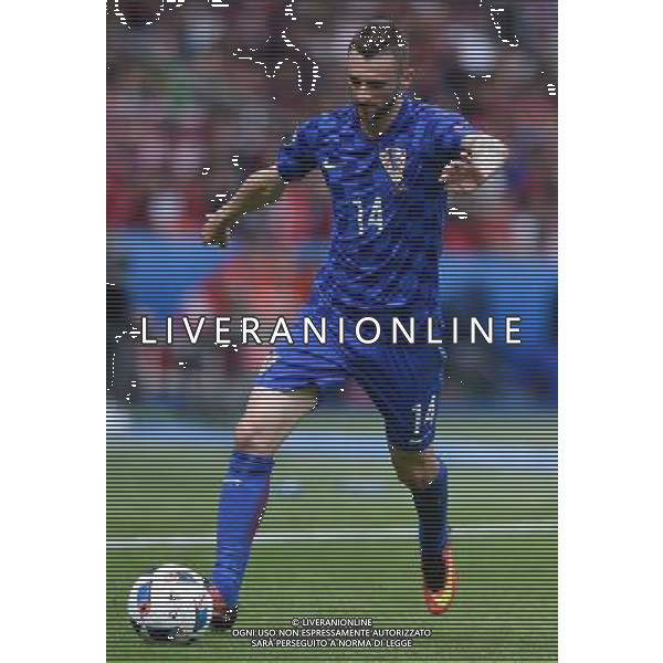 UEFA Francia EURO 2016 Final Tournament Group Stage D Parigi - 12.06.2016 Turchia-Croazia Nella Foto:Brozovic Marcelo /Ph.Vitez-Ag. Aldo Liverani