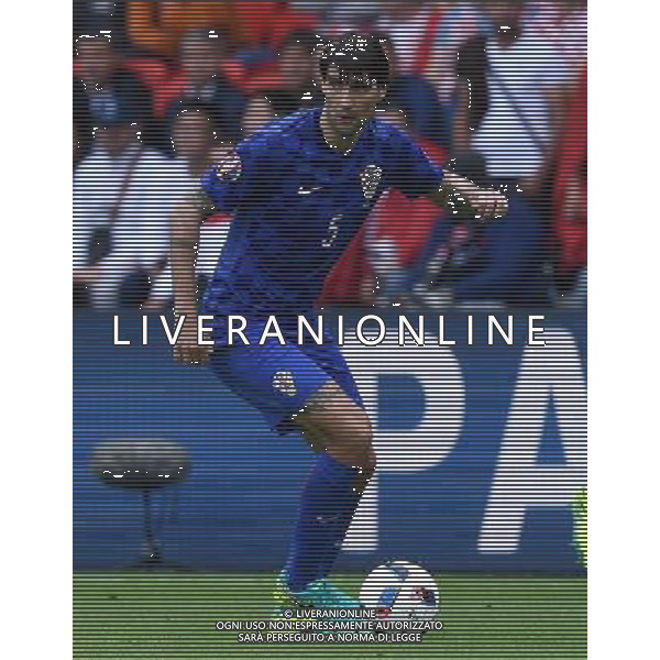 UEFA Francia EURO 2016 Final Tournament Group Stage D Parigi - 12.06.2016 Turchia-Croazia Nella Foto:Corluka Vedran /Ph.Vitez-Ag. Aldo Liverani