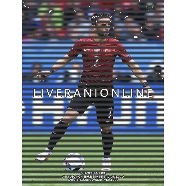 UEFA Francia EURO 2016 Final Tournament Group Stage D Parigi - 12.06.2016 Turchia-Croazia Nella Foto:Gonul Gokhan /Ph.Vitez-Ag. Aldo Liverani