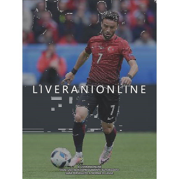 UEFA Francia EURO 2016 Final Tournament Group Stage D Parigi - 12.06.2016 Turchia-Croazia Nella Foto:Gonul Gokhan /Ph.Vitez-Ag. Aldo Liverani