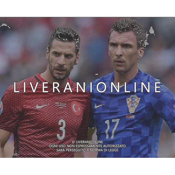 UEFA Francia EURO 2016 Final Tournament Group Stage D Parigi - 12.06.2016 Turchia-Croazia Nella Foto:Mandzukic Mario-Balta Hakan /Ph.Vitez-Ag. Aldo Liverani
