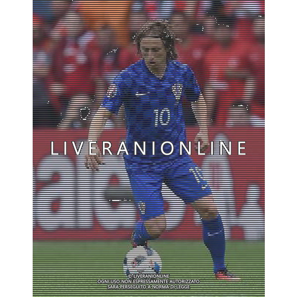 UEFA Francia EURO 2016 Final Tournament Group Stage D Parigi - 12.06.2016 Turchia-Croazia Nella Foto:Modric Luka /Ph.Vitez-Ag. Aldo Liverani