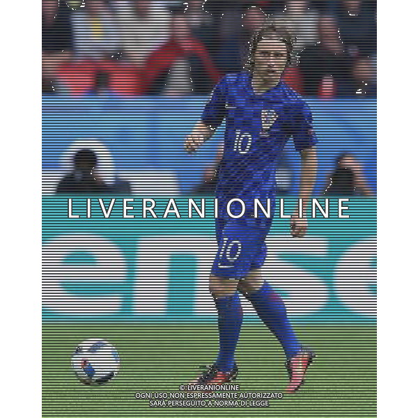 UEFA Francia EURO 2016 Final Tournament Group Stage D Parigi - 12.06.2016 Turchia-Croazia Nella Foto:Modric Luka /Ph.Vitez-Ag. Aldo Liverani