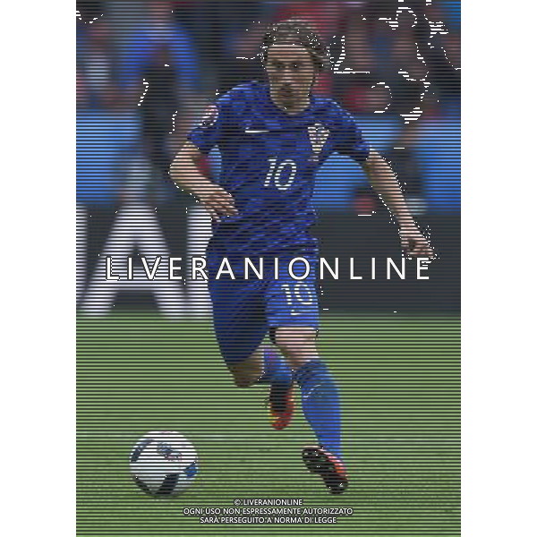 UEFA Francia EURO 2016 Final Tournament Group Stage D Parigi - 12.06.2016 Turchia-Croazia Nella Foto:Modric Luka /Ph.Vitez-Ag. Aldo Liverani
