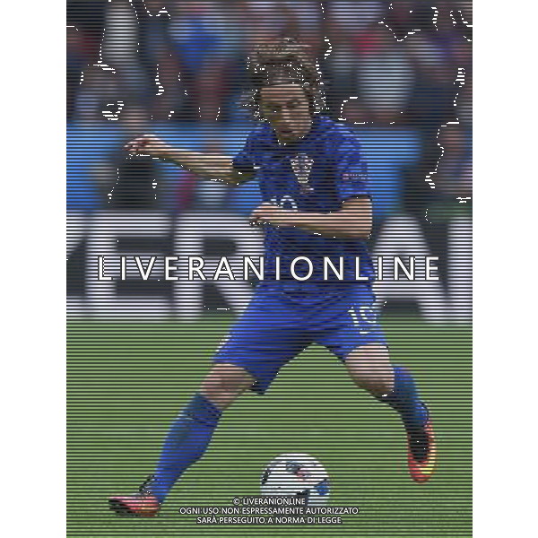 UEFA Francia EURO 2016 Final Tournament Group Stage D Parigi - 12.06.2016 Turchia-Croazia Nella Foto:Modric Luka /Ph.Vitez-Ag. Aldo Liverani