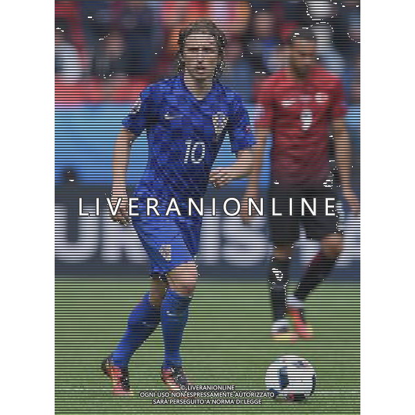 UEFA Francia EURO 2016 Final Tournament Group Stage D Parigi - 12.06.2016 Turchia-Croazia Nella Foto:Modric Luka /Ph.Vitez-Ag. Aldo Liverani