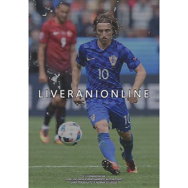UEFA Francia EURO 2016 Final Tournament Group Stage D Parigi - 12.06.2016 Turchia-Croazia Nella Foto:Modric Luka /Ph.Vitez-Ag. Aldo Liverani