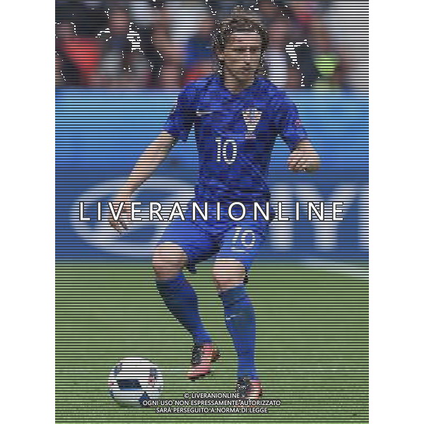UEFA Francia EURO 2016 Final Tournament Group Stage D Parigi - 12.06.2016 Turchia-Croazia Nella Foto:Modric Luka /Ph.Vitez-Ag. Aldo Liverani