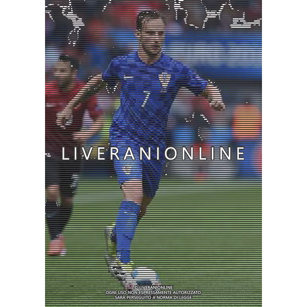 UEFA Francia EURO 2016 Final Tournament Group Stage D Parigi - 12.06.2016 Turchia-Croazia Nella Foto:Rakitic Ivan /Ph.Vitez-Ag. Aldo Liverani