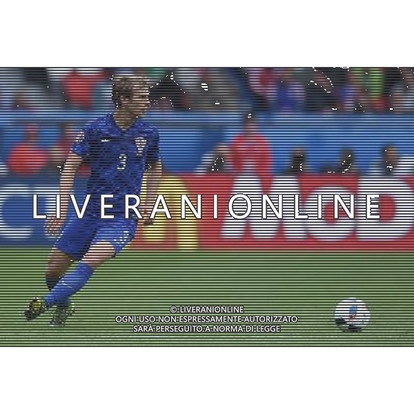 UEFA Francia EURO 2016 Final Tournament Group Stage D Parigi - 12.06.2016 Turchia-Croazia Nella Foto:Strinic Ivan /Ph.Vitez-Ag. Aldo Liverani