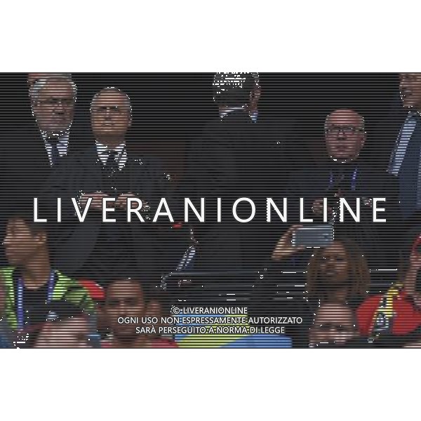 UEFA Francia EURO 2016 Final Tournament Group Stage E Lione - 13.06.2016 Belgio-Italia Nella Foto: claudio lotito e carlo tavecchio /Ph.Vitez-Ag. Aldo Liverani