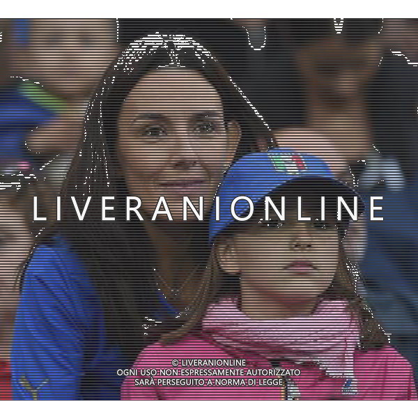 UEFA Francia EURO 2016 Final Tournament Group Stage E Lione - 13.06.2016 Belgio-Italia Nella Foto:elisabetta moglie di antonio conte con la figlia /Ph.Vitez-Ag. Aldo Liverani