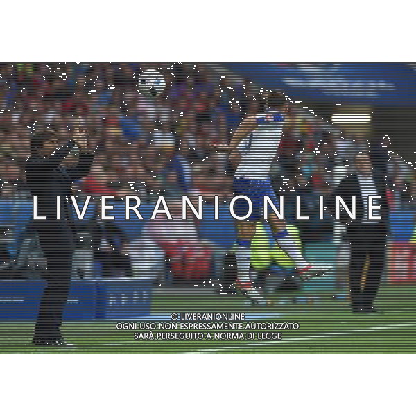 UEFA Francia EURO 2016 Final Tournament Group Stage E Lione - 13.06.2016 Belgio-Italia Nella Foto: Emanuele giaccherini e antonio conte /Ph.Vitez-Ag. Aldo Liverani