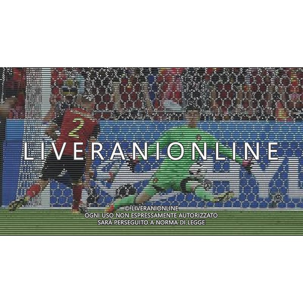 UEFA Francia EURO 2016 Final Tournament Group Stage E Lione - 13.06.2016 Belgio-Italia Nella Foto: il gol di emanuele giaccherini /Ph.Vitez-Ag. Aldo Liverani