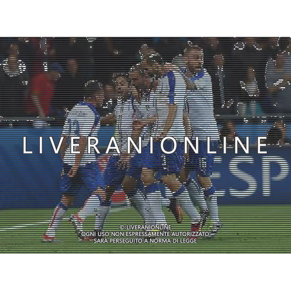 UEFA Francia EURO 2016 Final Tournament Group Stage E Lione - 13.06.2016 Belgio-Italia Nella Foto: esultanza dopo il gol di emanuele giaccherini /Ph.Vitez-Ag. Aldo Liverani