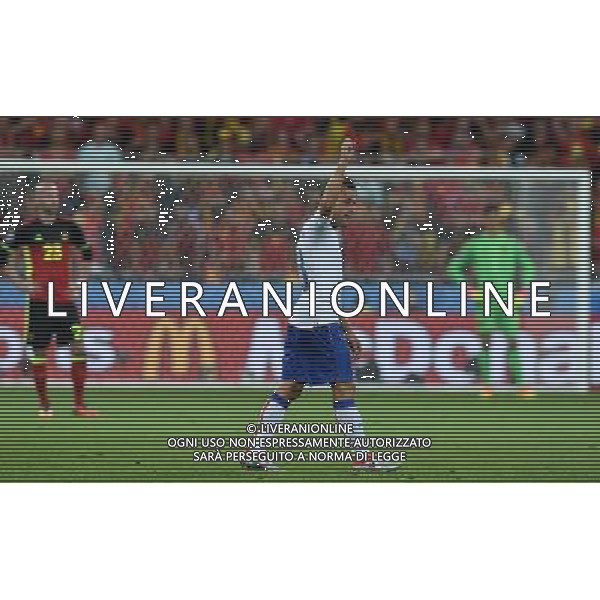 UEFA Francia EURO 2016 Final Tournament Group Stage E Lione - 13.06.2016 Belgio-Italia Nella Foto: esultanza dopo il gol di emanuele giaccherini /Ph.Vitez-Ag. Aldo Liverani