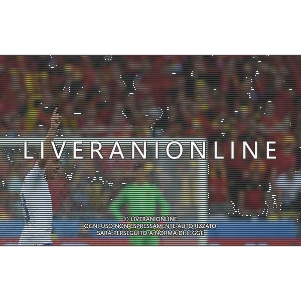 UEFA Francia EURO 2016 Final Tournament Group Stage E Lione - 13.06.2016 Belgio-Italia Nella Foto: esultanza dopo il gol di emanuele giaccherini /Ph.Vitez-Ag. Aldo Liverani