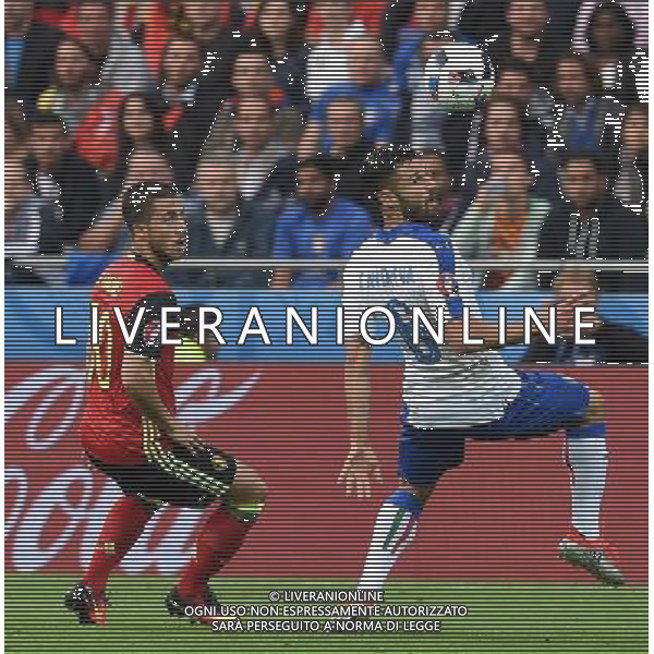 UEFA Francia EURO 2016 Final Tournament Group Stage E Lione - 13.06.2016 Belgio-Italia Nella Foto: antonio candreva e hazard /Ph.Vitez-Ag. Aldo Liverani