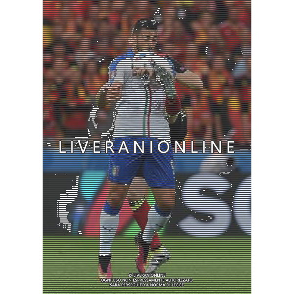 UEFA Francia EURO 2016 Final Tournament Group Stage E Lione - 13.06.2016 Belgio-Italia Nella Foto: graziano pelle\' alderweireld /Ph.Vitez-Ag. Aldo Liverani