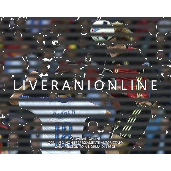 UEFA Francia EURO 2016 Final Tournament Group Stage E Lione - 13.06.2016 Belgio-Italia Nella Foto:fellaini e andrea parolo /Ph.Vitez-Ag. Aldo Liverani