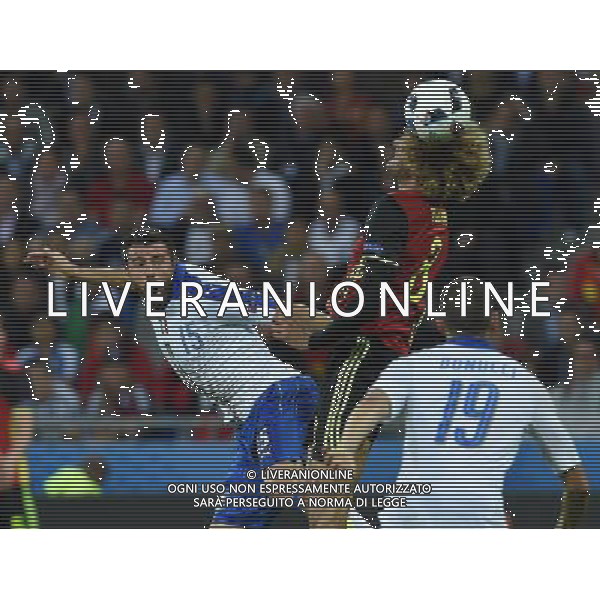 UEFA Francia EURO 2016 Final Tournament Group Stage E Lione - 13.06.2016 Belgio-Italia Nella Foto:fellaini e andrea barzagli /Ph.Vitez-Ag. Aldo Liverani