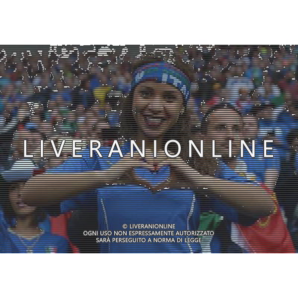 UEFA Francia EURO 2016 Final Tournament Group Stage E Lione - 13.06.2016 Belgio-Italia Nella Foto:tifosi italia /Ph.Vitez-Ag. Aldo Liverani