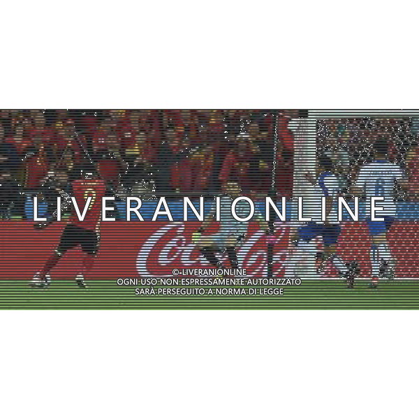 UEFA Francia EURO 2016 Final Tournament Group Stage E Lione - 13.06.2016 Belgio-Italia Nella Foto: gianluigi buffon nell\'occasione di lukaku tirata fuori /Ph.Vitez-Ag. Aldo Liverani