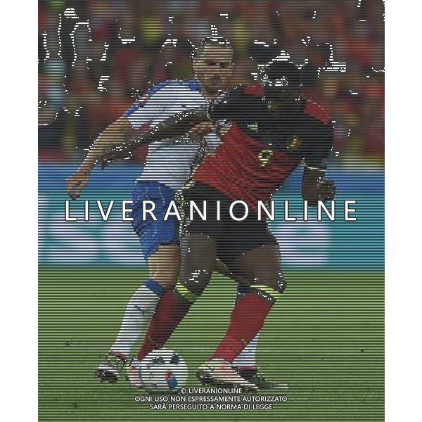 UEFA Francia EURO 2016 Final Tournament Group Stage E Lione - 13.06.2016 Belgio-Italia Nella Foto: leonardo bonucci e lukaku /Ph.Vitez-Ag. Aldo Liverani