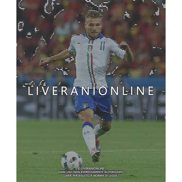UEFA Francia EURO 2016 Final Tournament Group Stage E Lione - 13.06.2016 Belgio-Italia Nella Foto:immobile ciro /Ph.Vitez-Ag. Aldo Liverani